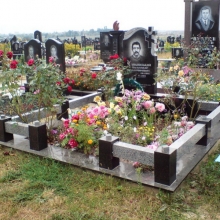 Цоколя, ограды, цветники из гранита_104