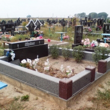 Цоколя, ограды, цветники из гранита_106