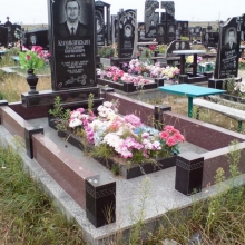 Цоколя, ограды, цветники из гранита_109