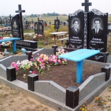 Цоколя, ограды, цветники из гранита_111
