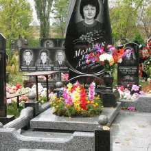 Цоколя, ограды, цветники из гранита_118