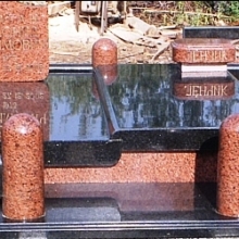 Цоколя, ограды, цветники из гранита_119