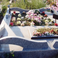 Цоколя, ограды, цветники из гранита_124