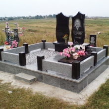 Цоколя, ограды, цветники из гранита_129