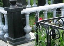 Цоколя, ограды, цветники из гранита_130