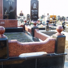 Цоколя, ограды, цветники из гранита_132