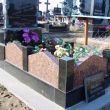 Цоколя, ограды, цветники из гранита_133