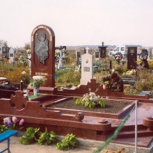 Цоколя, ограды, цветники из гранита_134