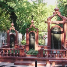 Цоколя, ограды, цветники из гранита_136
