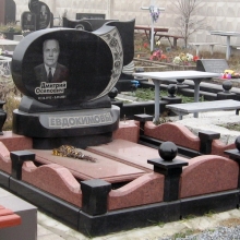 Цоколя, ограды, цветники из гранита_139