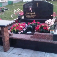 Цоколя, ограды, цветники из гранита_145