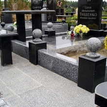 Цоколя, ограды, цветники из гранита_153