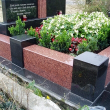 Цоколя, ограды, цветники из гранита_161