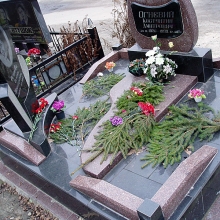 Цоколя, ограды, цветники из гранита_166