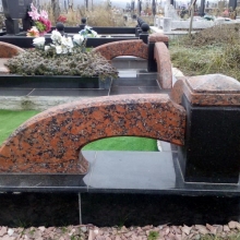 Цоколя, ограды, цветники из гранита_183