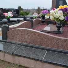 Цоколя, ограды, цветники из гранита_186