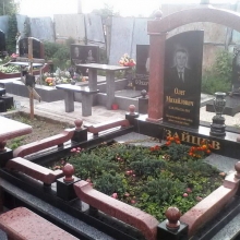 Цоколя, ограды, цветники из гранита_199