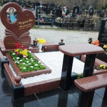 Цоколя, ограды, цветники из гранита_201