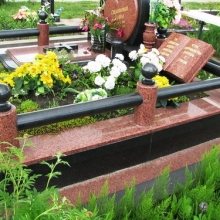 Цоколя, ограды, цветники из гранита_202