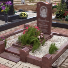 Цоколя, ограды, цветники из гранита_211