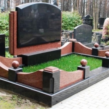 Цоколя, ограды, цветники из гранита_213