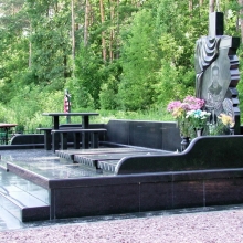 Цоколя, ограды, цветники из гранита_232