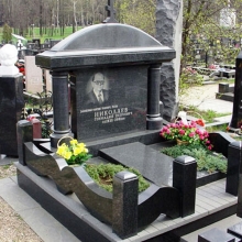 Цоколя, ограды, цветники из гранита_237