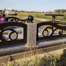 Цоколя, ограды, цветники из гранита_241
