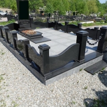 Цоколя, ограды, цветники из гранита_245