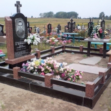 Цоколя, ограды, цветники из гранита_257