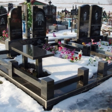 Цоколя, ограды, цветники из гранита_259