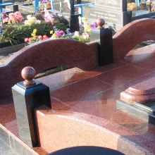 Цоколя, ограды, цветники из гранита_267