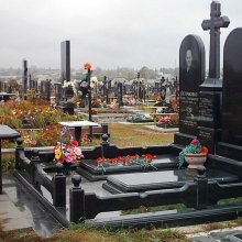Цоколя, ограды, цветники из гранита_273