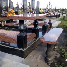 Цоколя, ограды, цветники из гранита_278