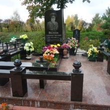 Цоколя, ограды, цветники из гранита_282