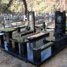 Цоколя, ограды, цветники из гранита_283