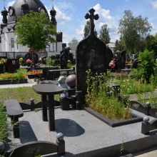 Цоколя, ограды, цветники из гранита_287
