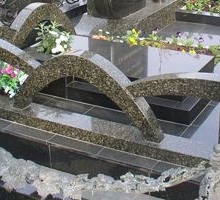 Цоколя, ограды, цветники из гранита_297