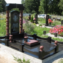 Цоколя, ограды, цветники из гранита_311