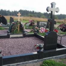 Цоколя, ограды, цветники из гранита_313