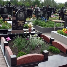 Цоколя, ограды, цветники из гранита_318