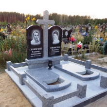 Цоколя, ограды, цветники из гранита_319
