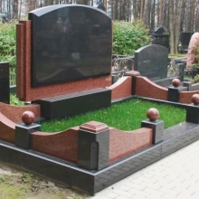 Цоколя, ограды, цветники из гранита_327