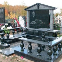 Цоколя, ограды, цветники из гранита_61