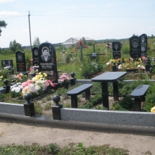 Цоколя, ограды, цветники из гранита_71