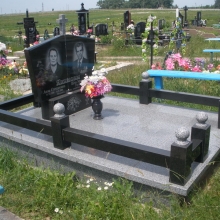 Цоколя, ограды, цветники из гранита_73