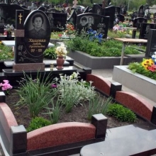 Цоколя, ограды, цветники из гранита_85