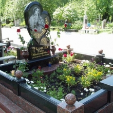 Цоколя, ограды, цветники из гранита_95