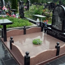 Цоколя, ограды, цветники из гранита_98